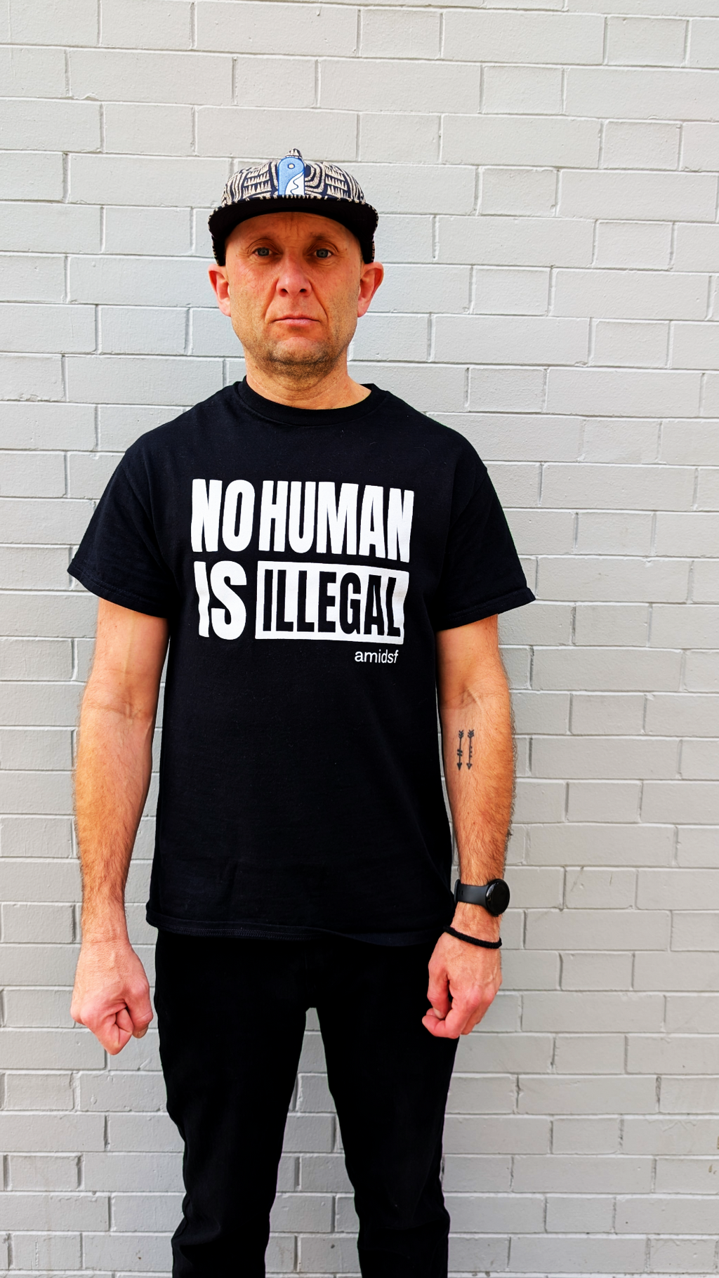 NO HUMAN IS ILLEGAL - SF Edition amid