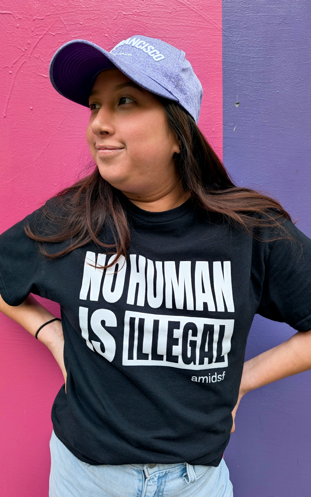 NO HUMAN IS ILLEGAL - SF Edition amid