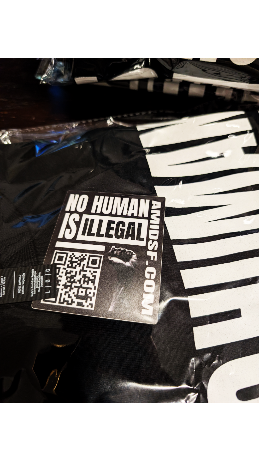 NO HUMAN IS ILLEGAL - SF Edition amid